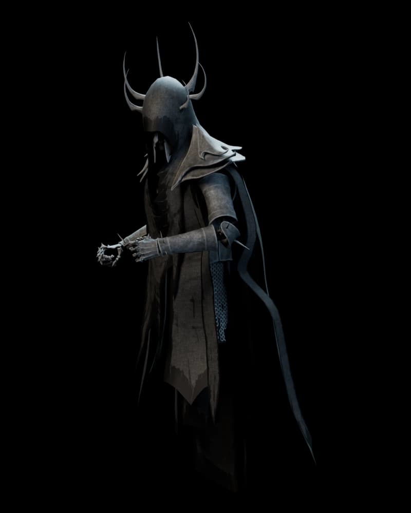 Lich Kralı, oyun projesindeki modelin portresi